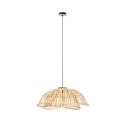 Lindby Ilajus-riippuvalaisin, Ø 62 cm, bambu, E27