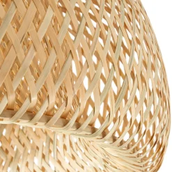 Lindby Jadwiga -kattovalaisin, halkaisija 45 cm, bambu, E27