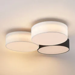 Lindby Janita LED-kattovalaisin, 3-valo, kolmivärinen