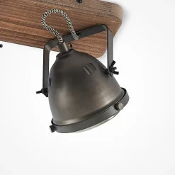Lindby kattospotti Farovi, musta, 27 cm, 2-valo, GU10
