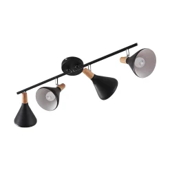 Lindby kattovalaisin Arina, 68 cm, musta, 4-lamppuinen, E14