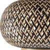 Lindby kattovalaisin Nerys, musta, bambu, Ø 38 cm