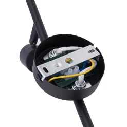 Lindby kattovalaisin Piena, musta, 4-valo, metalli, 70cm