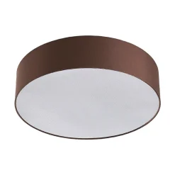 Lindby kattovalaisin Sebatin, Ø 50 cm, vaaleanruskea, kangas, E27