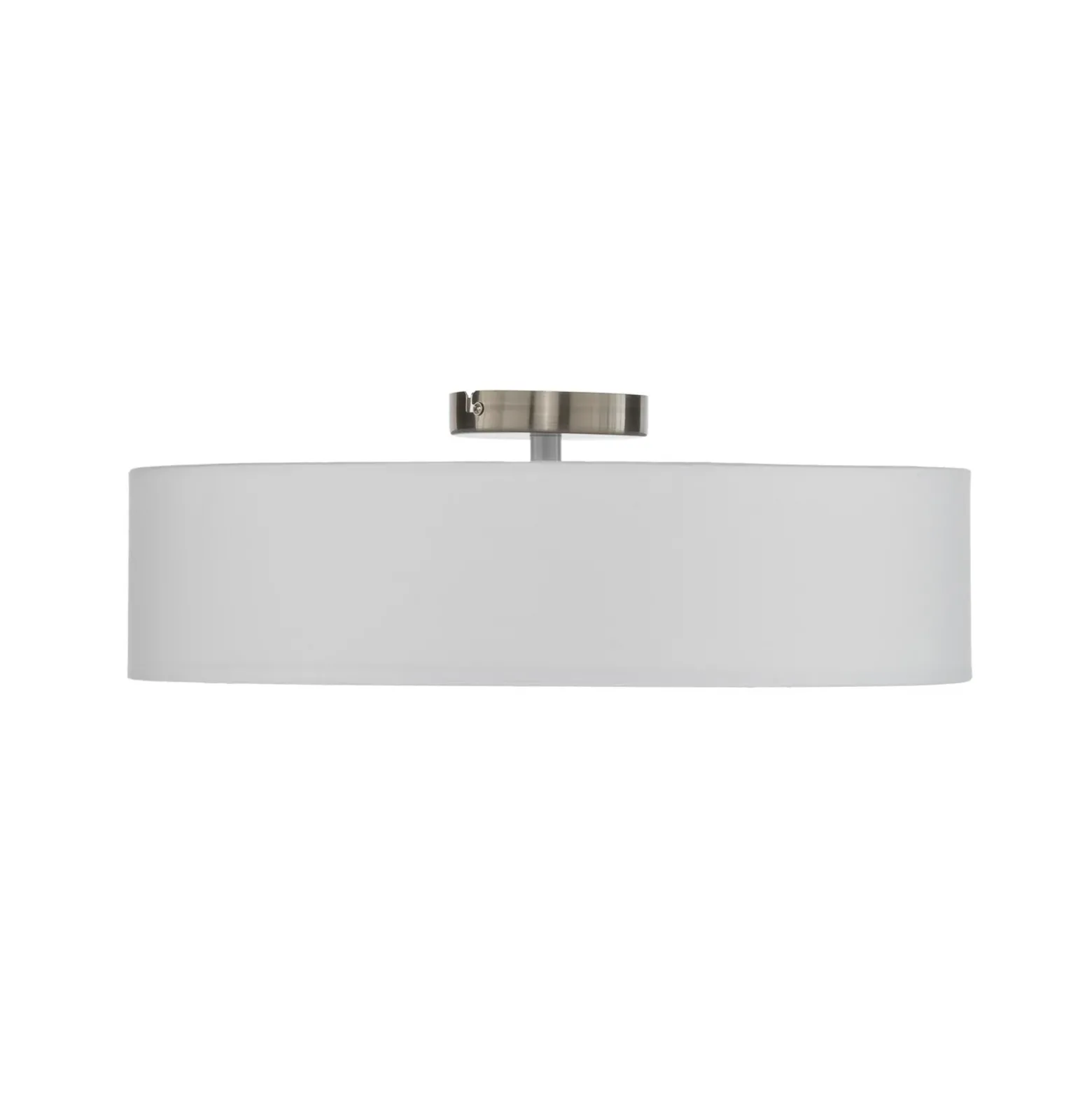 Lindby kattovalaisin Sebatin, Ø 50 cm, valkoinen, kangas, E27