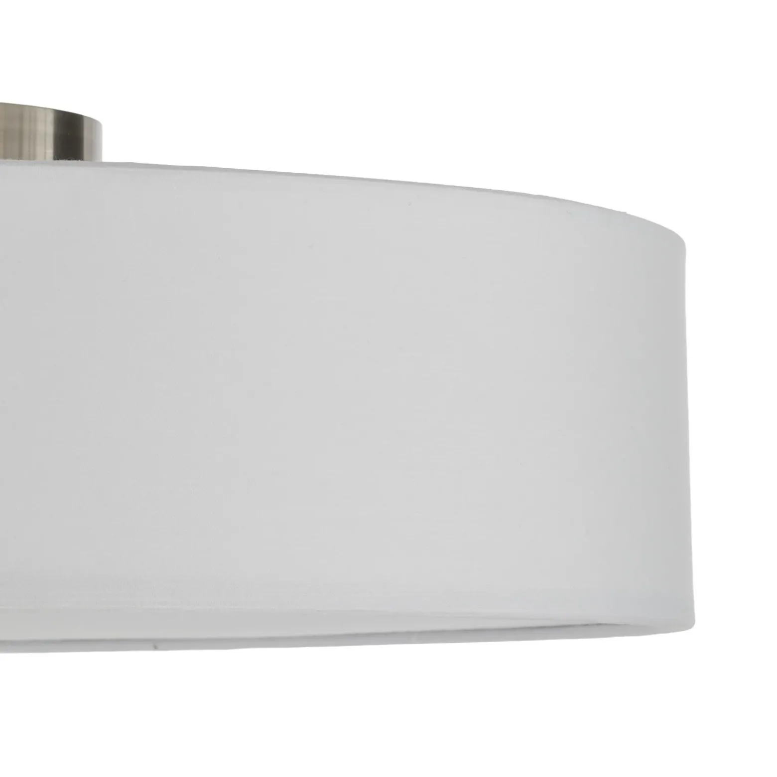 Lindby kattovalaisin Sebatin, Ø 50 cm, valkoinen, kangas, E27