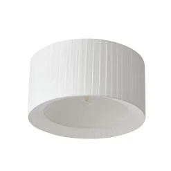 Lindby kattovalaisin Virelle, valkoinen, tekstiili, Ø 40 cm, E27