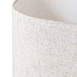 Lindby Kimiko-lattiavalaisin, korkeus 100 cm, puu, tekstiili, E27