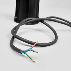 Lindby lattiauppovalaisin Insa, Ø11cm, ruostumaton teräs, GU10, IP67
