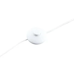 Lindby lattiavalaisin Eryndor, valkoinen, tekstiili, Ø 47 cm, E27