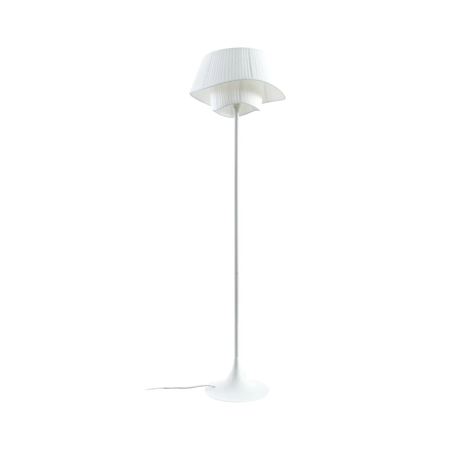 Lindby lattiavalaisin Eryndor, valkoinen, tekstiili, Ø 47 cm, E27