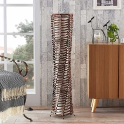 Lindby lattiavalaisin Joas, 110 cm, paperi, tekstiili, ruskea