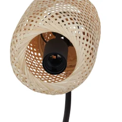 Lindby lattiavalaisin Venora, 145 cm korkea, bambu, E27