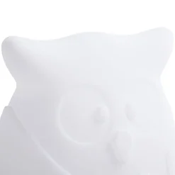 Lindby LED-akkulamppu Errol, pöllö, valkoinen, RGBW, IP54