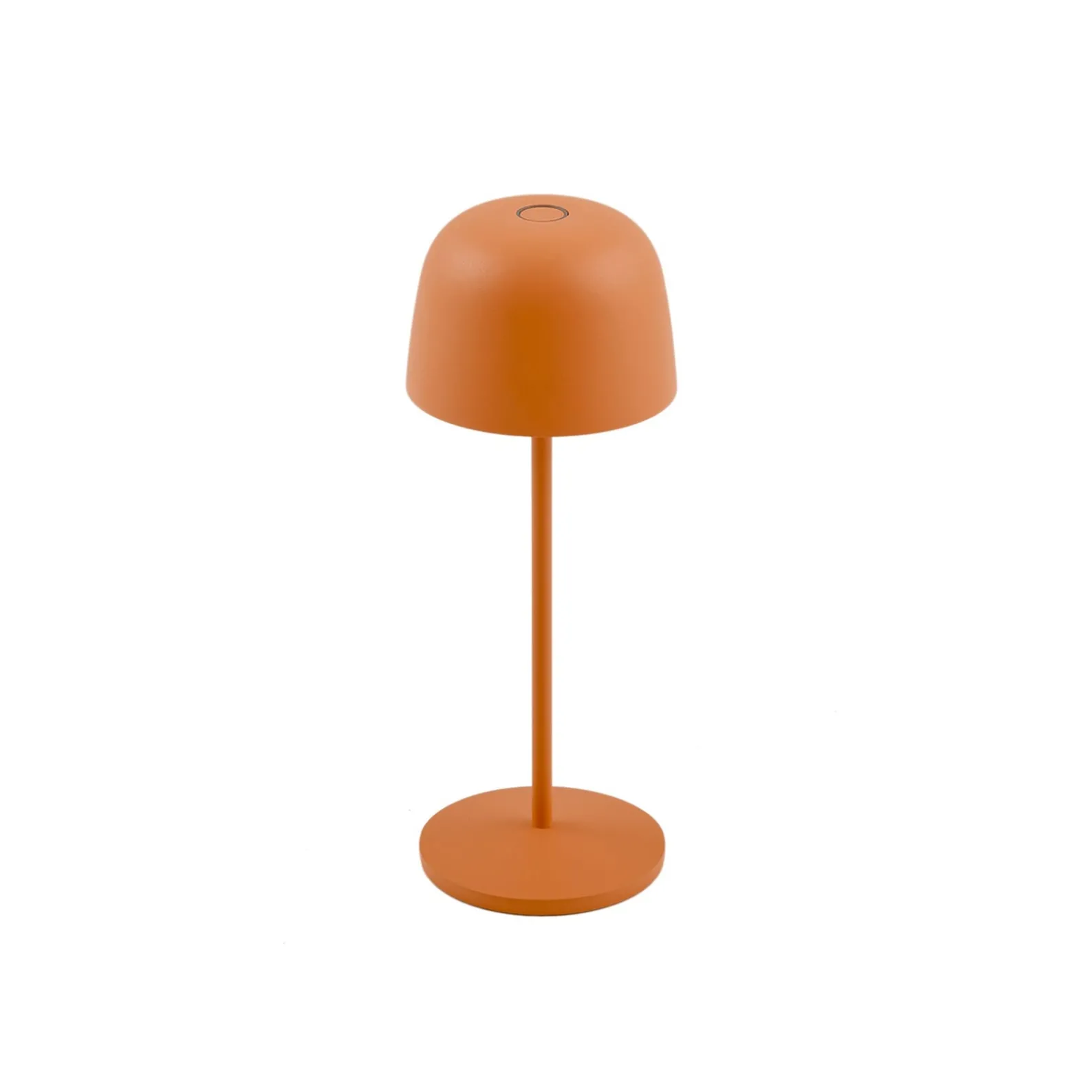Lindby LED-akku-pöytävalaisin Arietty, oranssi, himmennettävä, IP65