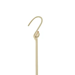 Lindby LED-aurinkokäyttöinen riippuvalaisin Austas, beige, Ø 32 cm, USB, IP54