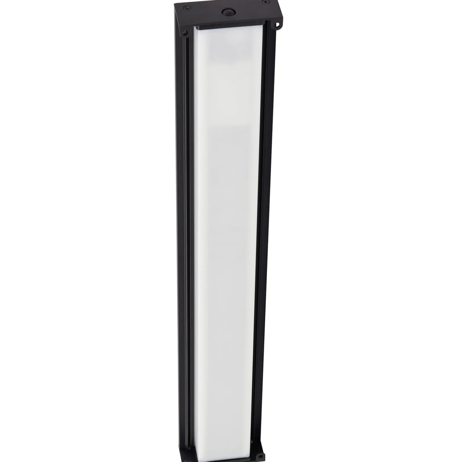 Lindby LED-aurinkokäyttöinen seinävalaisin Laarni, himmennettävä, IP54, musta