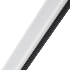 Lindby LED-aurinkokäyttöinen seinävalaisin Laarni, himmennettävä, IP54, musta