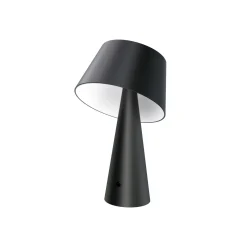 Lindby LED-aurinkopöytälamppu Lirinor musta muovi 13 cm