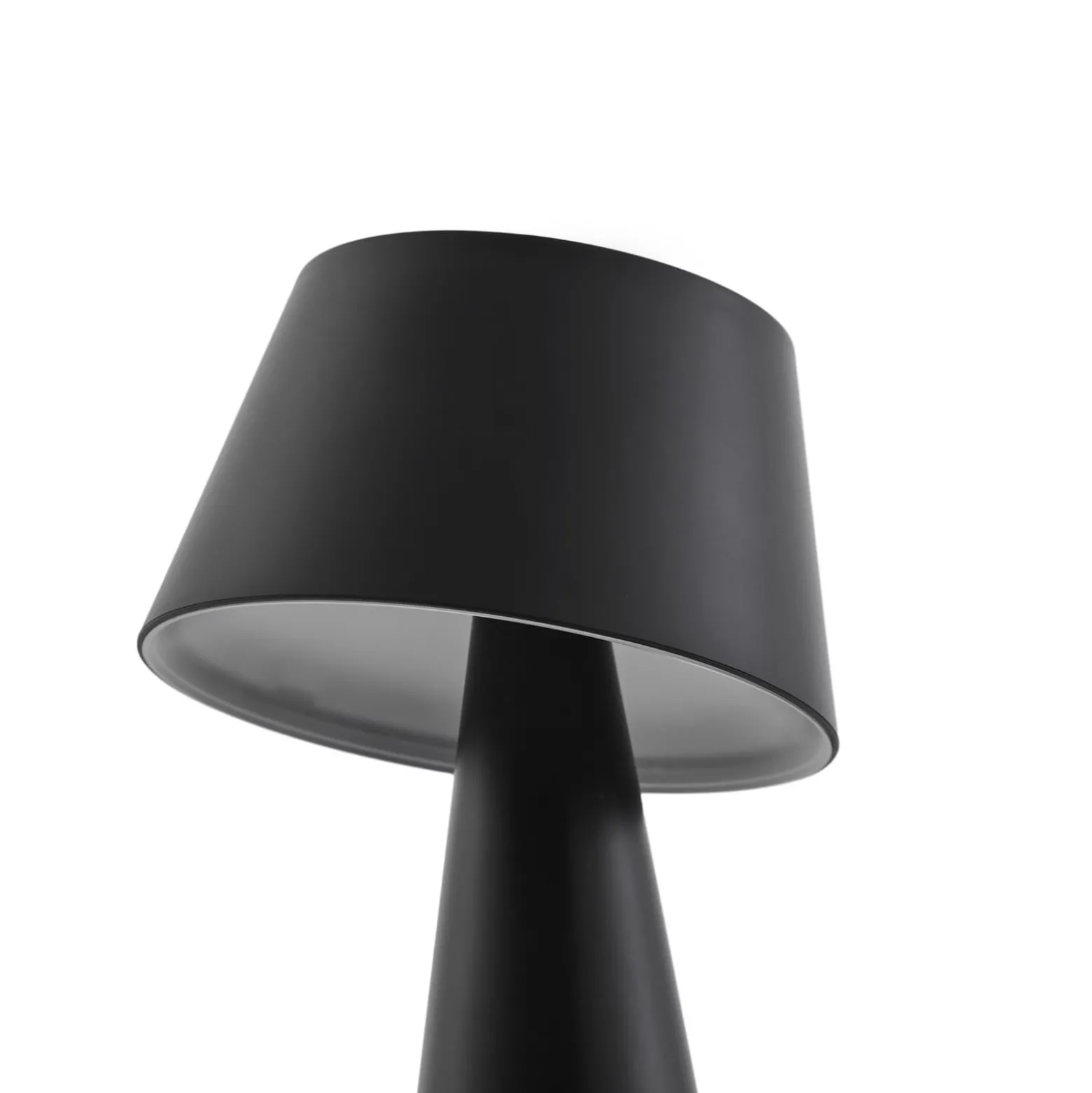 Lindby LED-aurinkopöytälamppu Lirinor musta muovi 13 cm