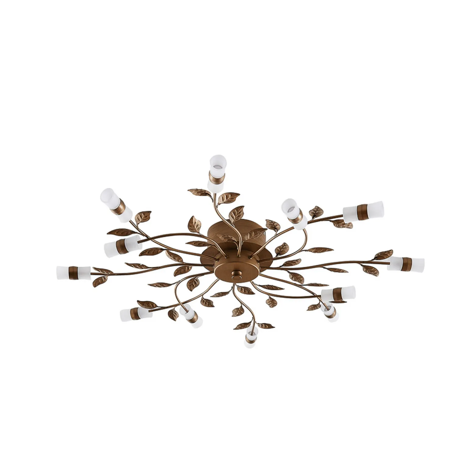 Lindby LED-kattovalaisin Bentas, pronssi, metalli, Ø 80cm