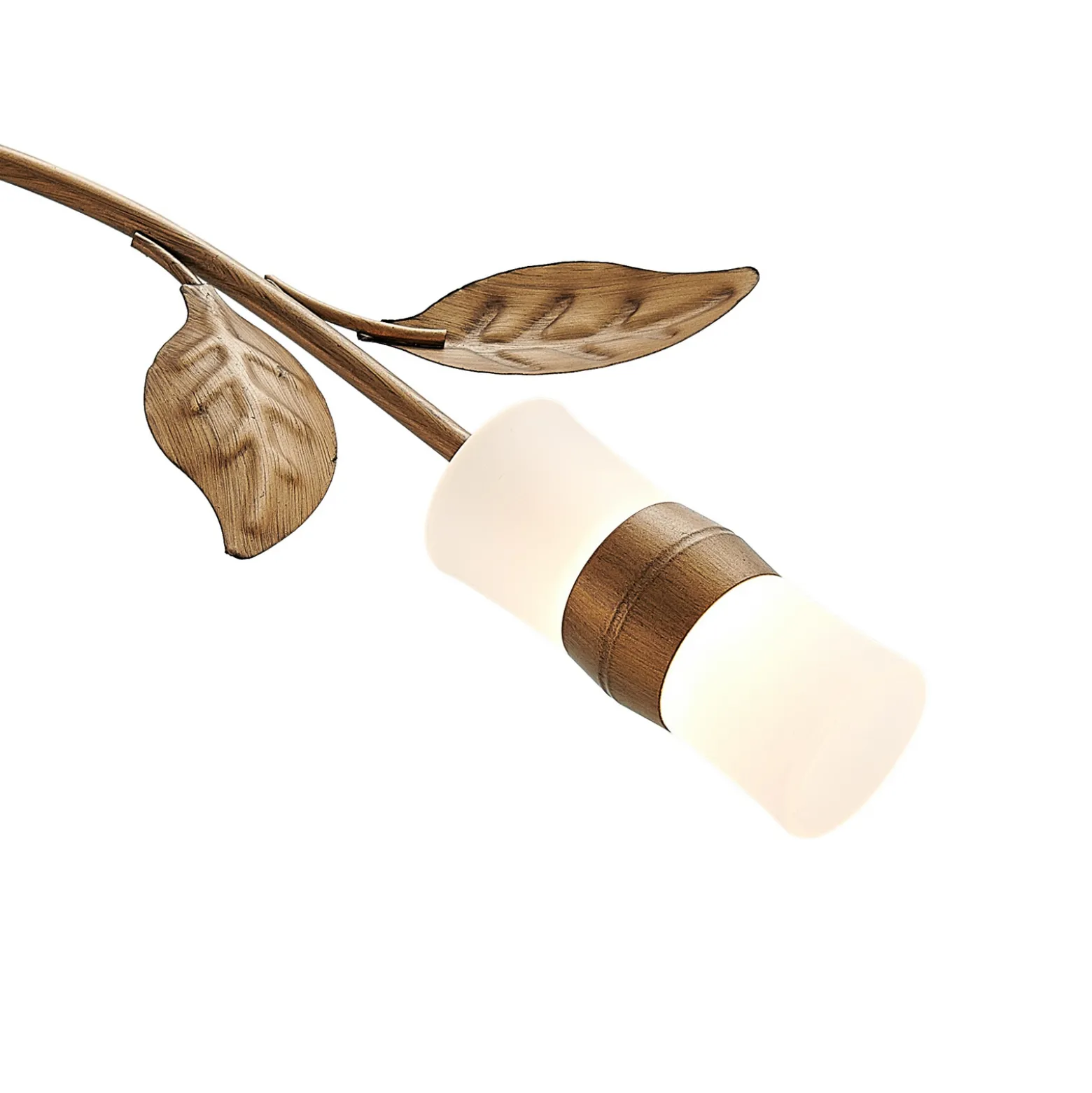 Lindby LED-kattovalaisin Bentas, pronssi, metalli, Ø 80cm