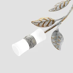 Lindby LED-kattovalaisin Bolonia, pronssi/valkoinen, Ø 80 cm
