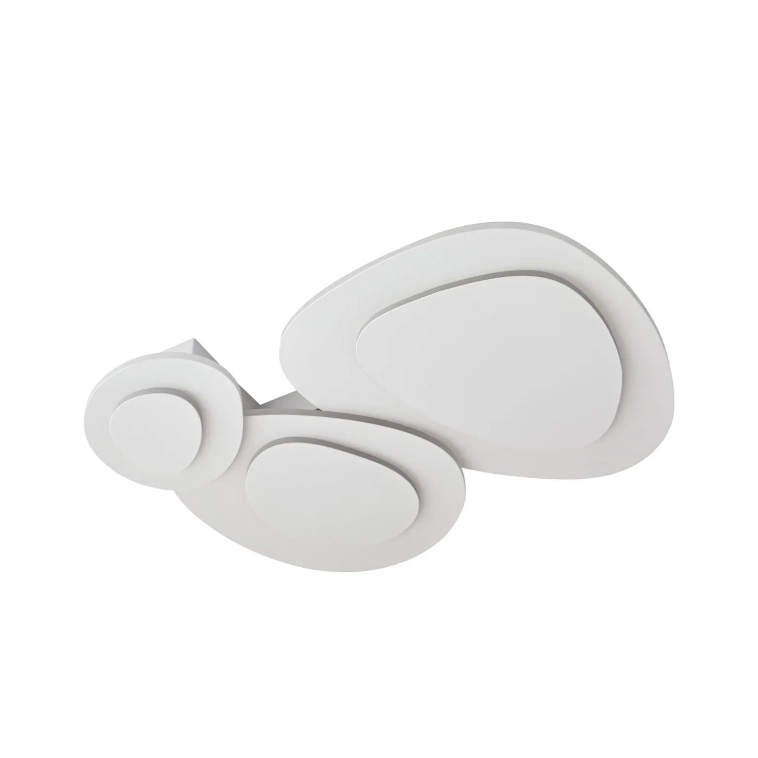 Lindby LED-kattovalaisin Delar, 60 x 60 cm, CCT, himmennettävä