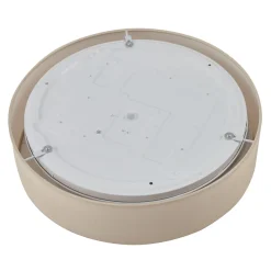 Lindby LED-kattovalaisin Eilif, kangas, valkoinen, Ø 40 cm, CCT