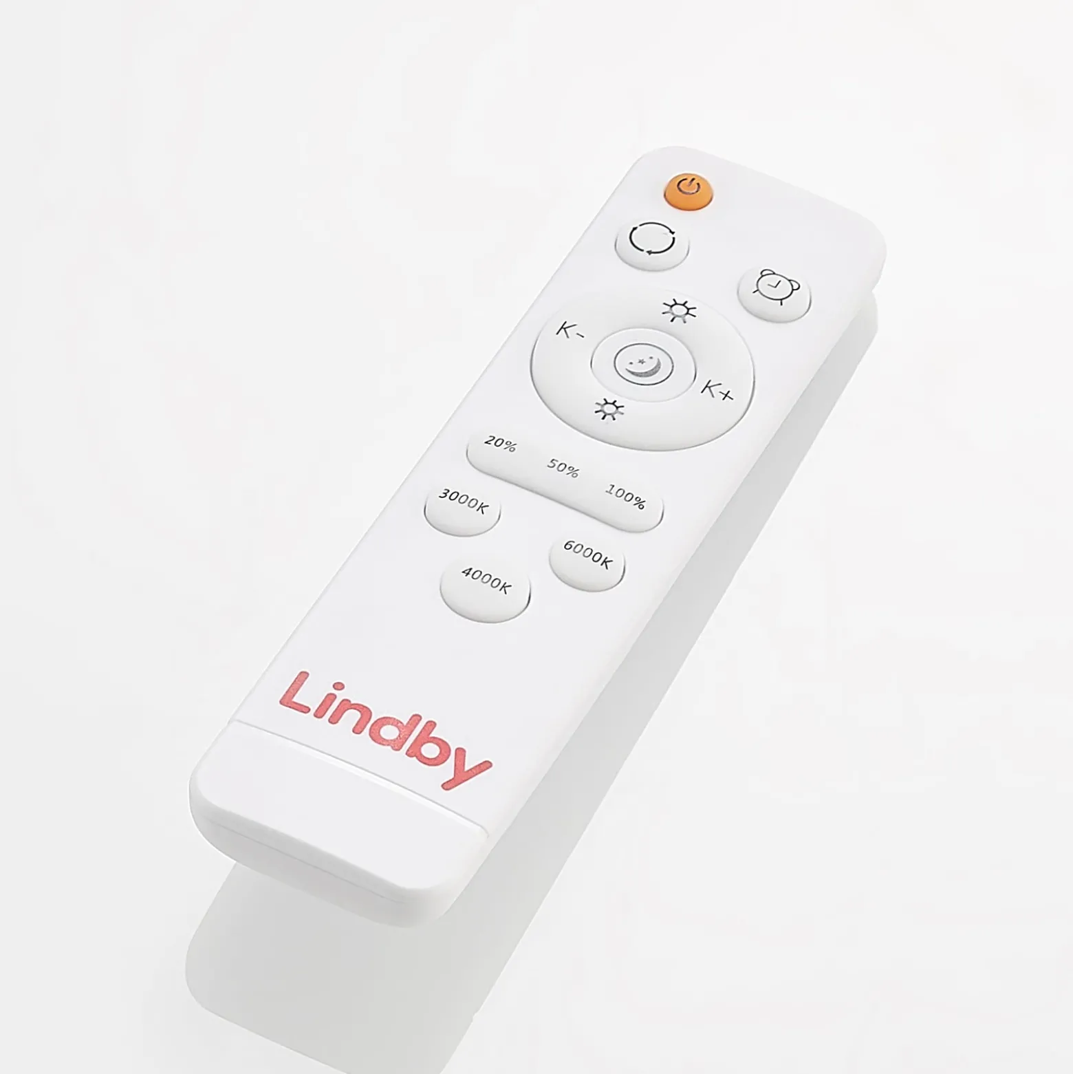 Lindby LED-kattovalaisin Emiva, Ø 49 cm, CCT, puu