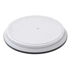Lindby LED-kattovalaisin Glane, Ø 38 cm, musta/valkoinen, IP44