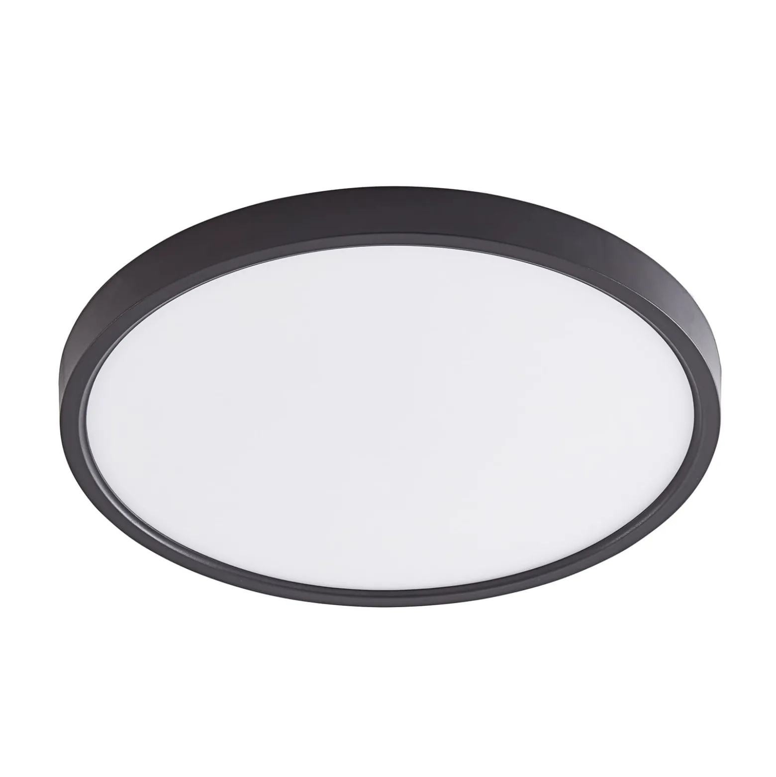 Lindby LED-kattovalaisin Pravin, Ø 30 cm, CCT, musta