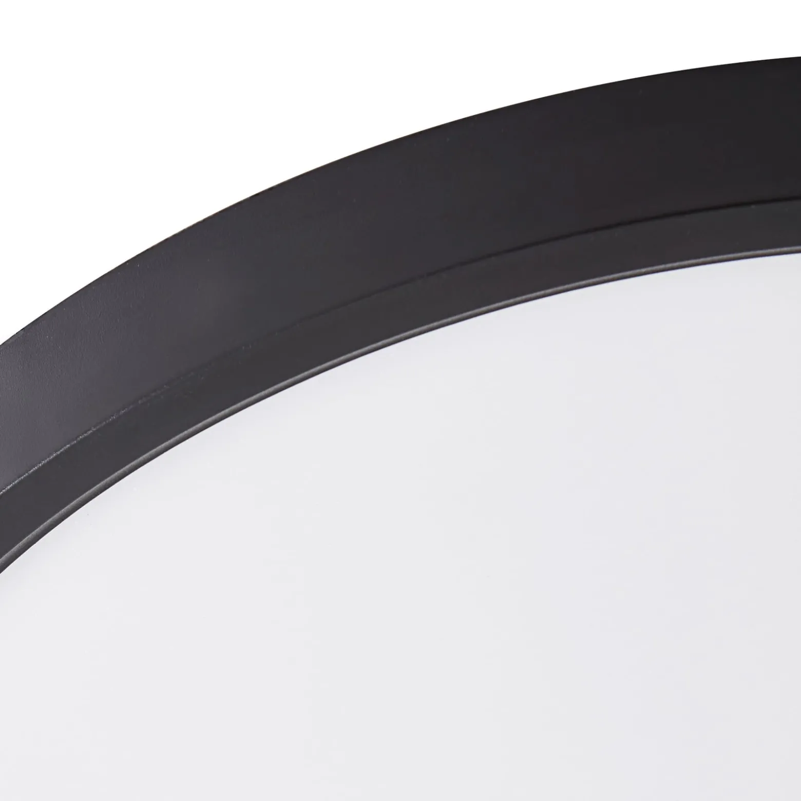 Lindby LED-kattovalaisin Pravin, Ø 30 cm, CCT, musta