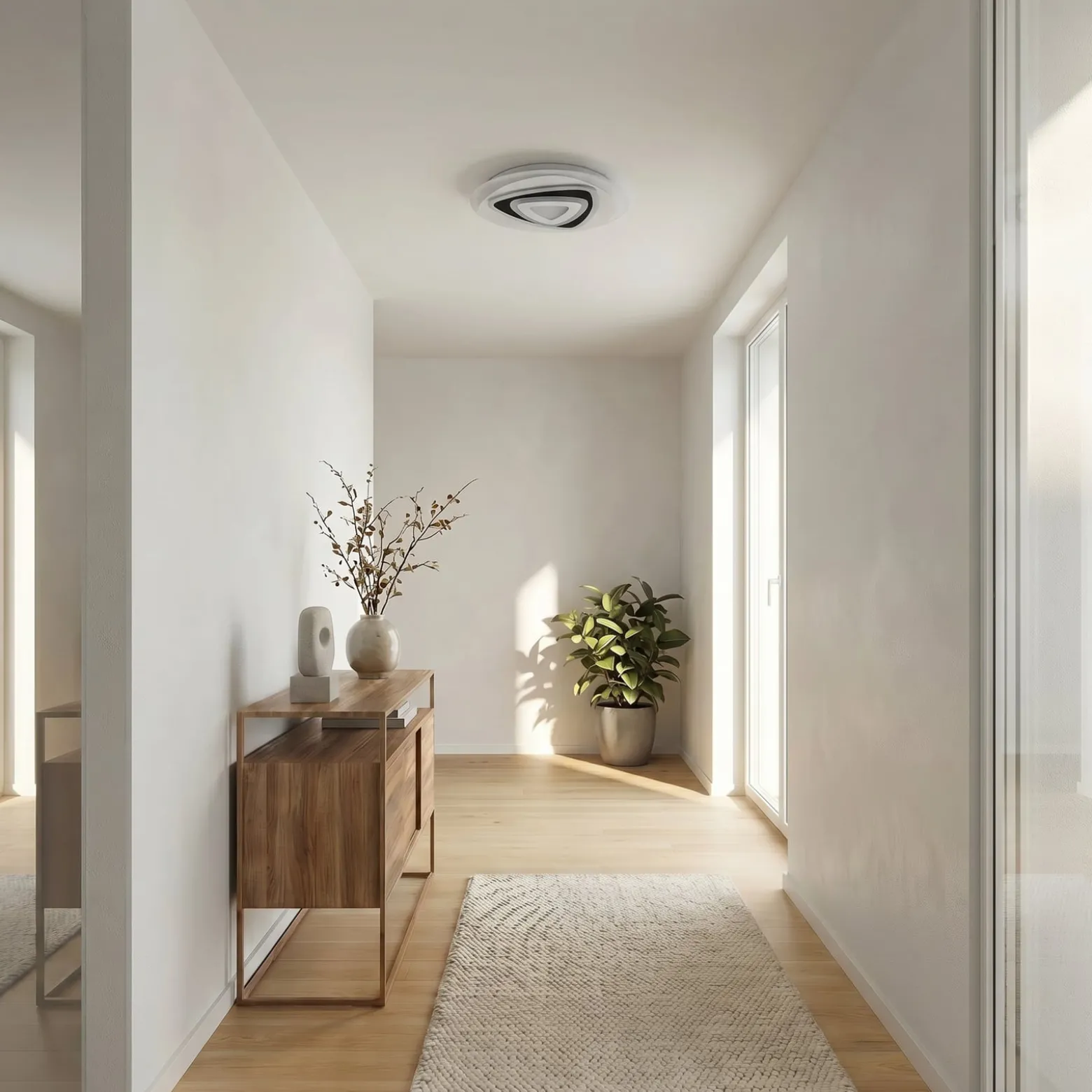 Lindby LED-kattovalaisin Rebeka, Ø 50 cm, CCT, kaukosäädin