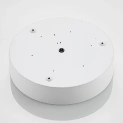 Lindby LED-kattovalaisin Simera, Ø 30cm, valkoinen, metallia