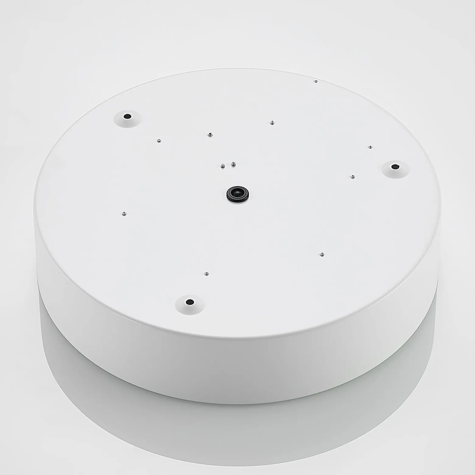Lindby LED-kattovalaisin Simera, Ø 30cm, valkoinen, metallia