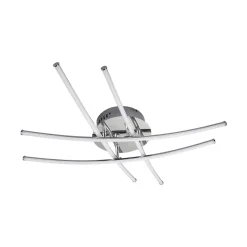 Lindby LED-kattovalaisin Yael, krominvärinen, metallia, 67 cm pitkä
