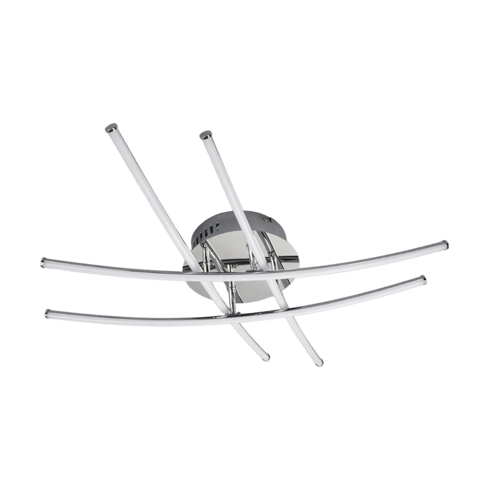 Lindby LED-kattovalaisin Yael, krominvärinen, metallia, 67 cm pitkä