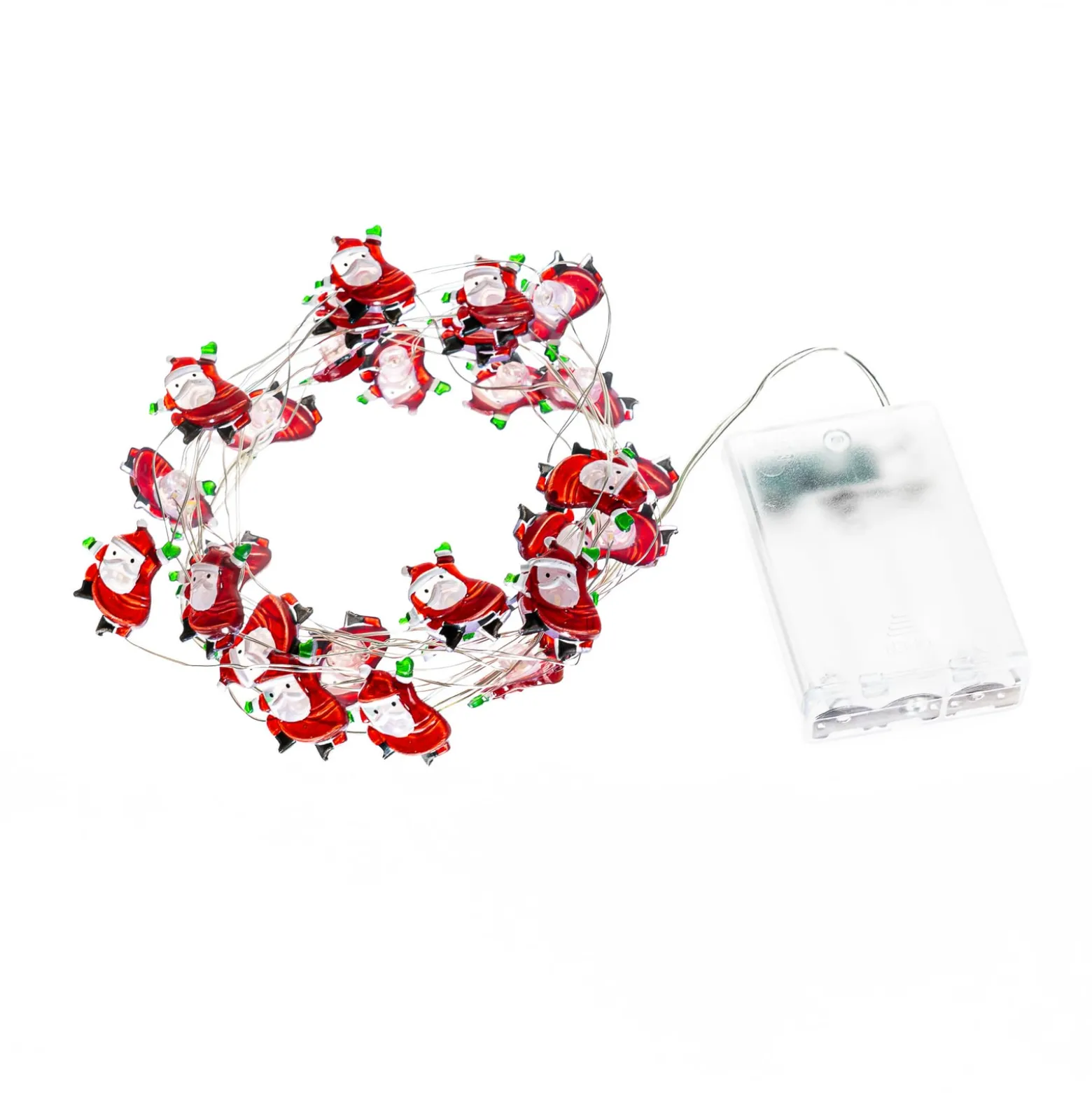 Lindby LED-kirkkovalaisimet Motje, joulupukki, 320 cm, IP20
