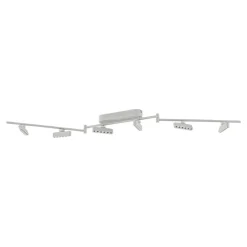 Lindby LED-kohdevalaisin Eldrin, valkoinen, 6 valoa, valopisteet