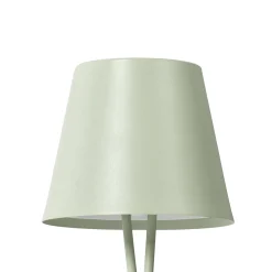 Lindby LED-ladattava pöytävalaisin Janea CROSS, vihreä, metallia