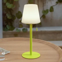 Lindby LED-ladattava valaisin Azalea keltainen alumiini CCT