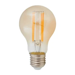 Lindby LED-lamppu, hehkulanka, E27, 6W, keltainen, 1800K