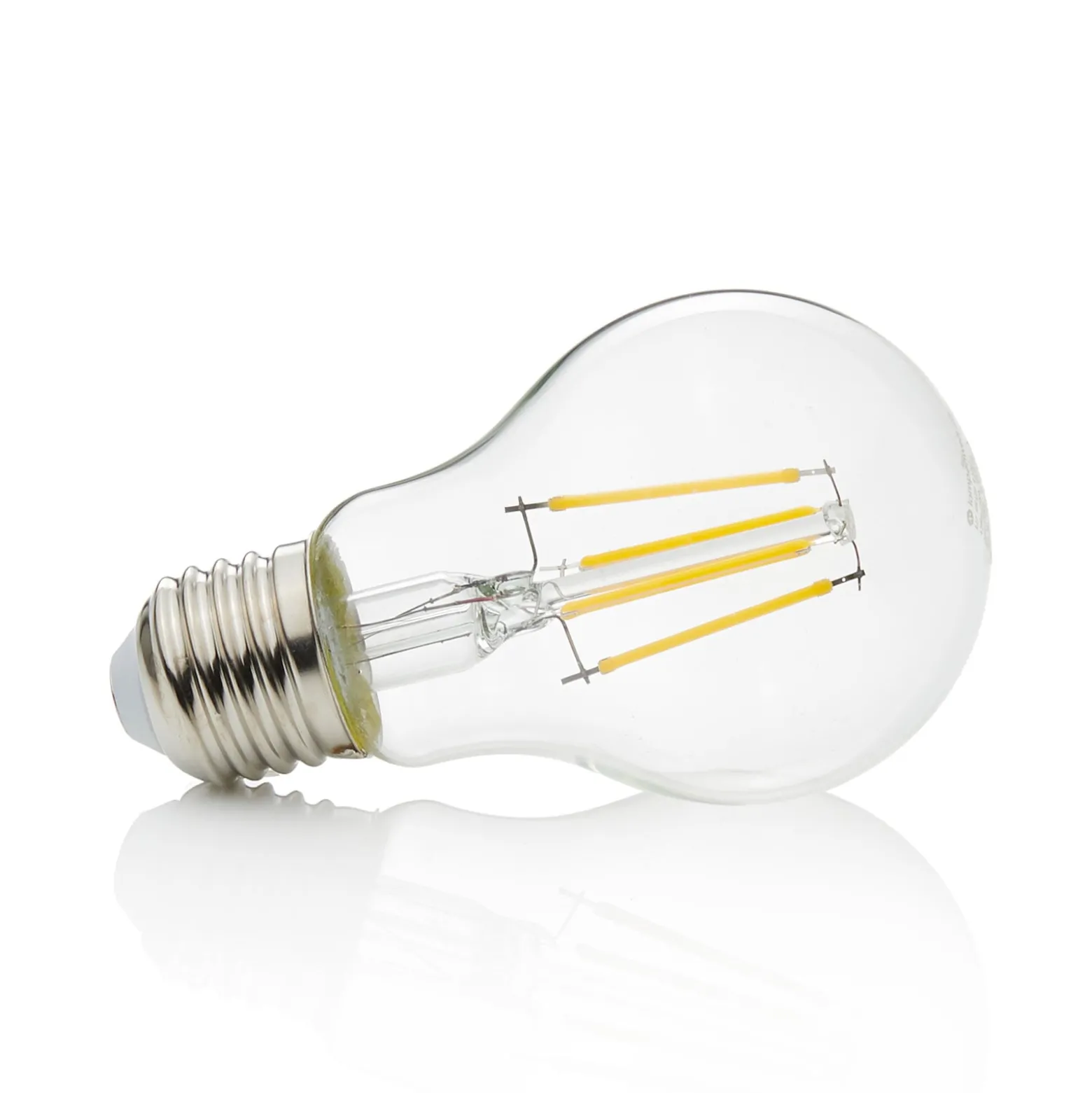 Lindby LED-lamppu, hehkulanka, E27, 4 W, kirkas, 2700 K