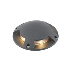 Lindby LED-lattiapistevalaisin Cormac, 4-valo, Ø 21 cm, IP67