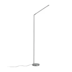 Lindby LED-lattiavalaisin Jabbo, 163 cm, nikkeliä, metallia