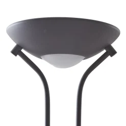 Lindby LED-lattiavalaisin Josefin, musta, lukuvalo, himmennettävä