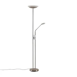 Lindby LED-lattiavalo Jonne, pyöreä, lukuvarsi, himmennettävä, 180 cm