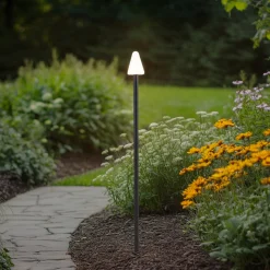 Lindby LED-maapiikkivalaisin Selinda, musta, korkeus 100 cm