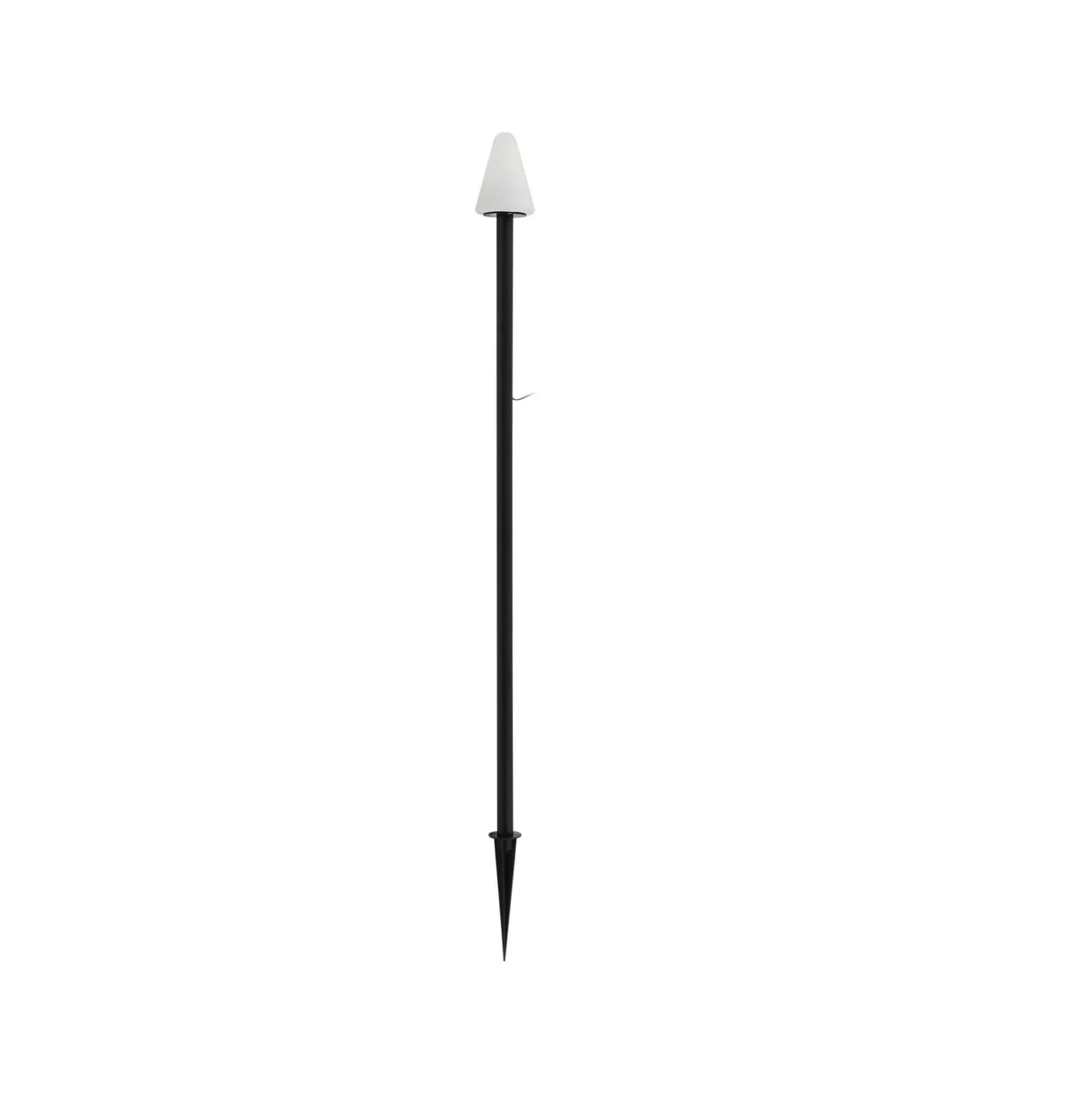 Lindby LED-maapiikkivalaisin Selinda, musta, korkeus 100 cm